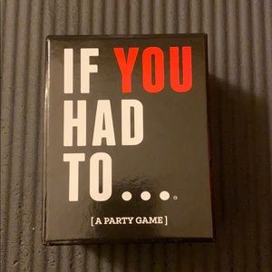 If you had to... party game